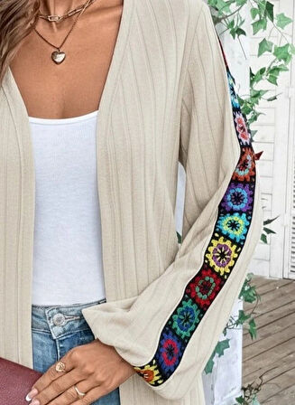 MDB Kadın Uzun Kollu önü Açık şardonlu Kaşkorse Ceket