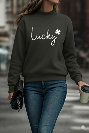 MDB Kadın Uzun Kollu Bisiklet Yaka Viskon Iki Iplik Bluz