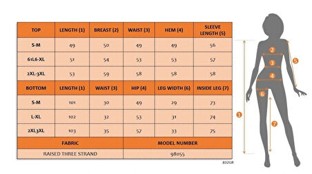 MDB Kadın Uzun Kollu Bisiklet Yaka Desenli Iki Iplik şardonlu Bluz Ve Pantolon Ikili Takım