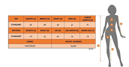 MDB Kadın Uzun Kollu Yuvarlak Yaka Transparan Detaylı Triko Bluz Ve Pantolon Ikili Takım