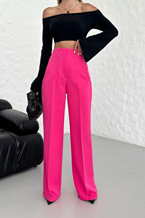 Yüksek Bel Pensli̇ Palazzo Pantolon