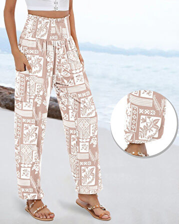 Kadın Desenli Süprem Pantolon