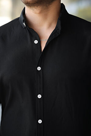 Erkek Uzun Kollu Regular Sofya Keten Gömlek