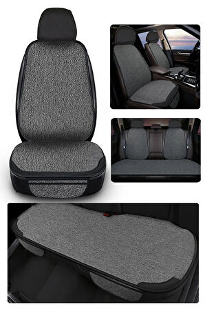 Kia Cerato (forte) Cerato I Hatchback 2.0 (143 Hp) 2005 UYUMLU Keten Oto Koltuk Minderi 7 Parça - 5 Koltuk Tam Set - Su Geçirmez