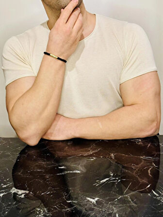 Erkek Bileklik Gümüş Ağaç Kabuğu Desen Bileklik, Altın Kaplama Anlamlı Hediye