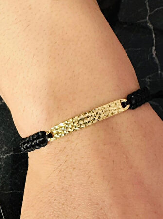 Erkek Bileklik Altın Kaplama Özel Tasarım Bileklik, Sevgiliye,arkadaşa Hediye