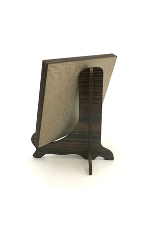 Yuvarlak Rumi Desen Baskılı MDF Masaüstlük 10X10