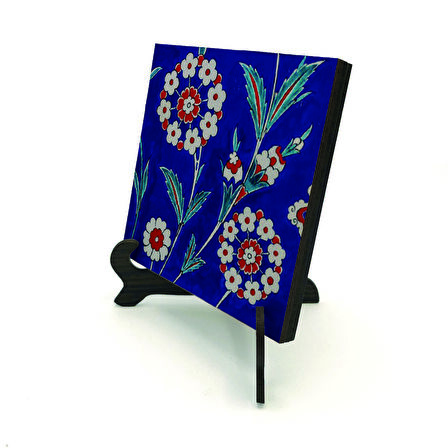 İznik Çini DeseniBaskılı MDF Masaüstlük