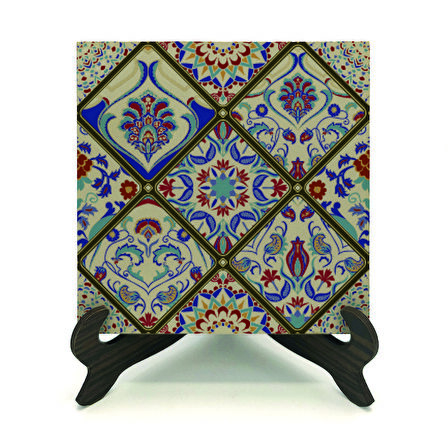 İtalyan Çini DeseniBaskılı MDF Masaüstlük