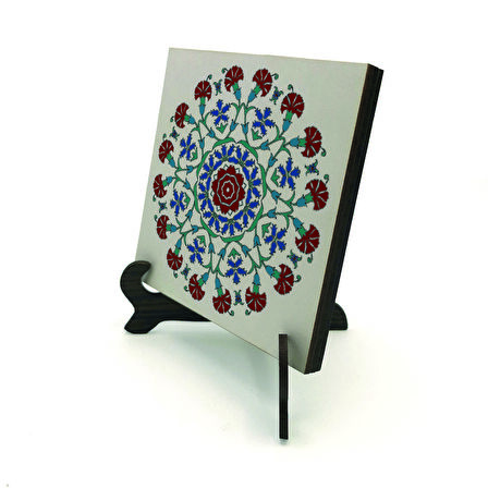 Osmanlı Çini DeseniBaskılı MDF Masaüstlük