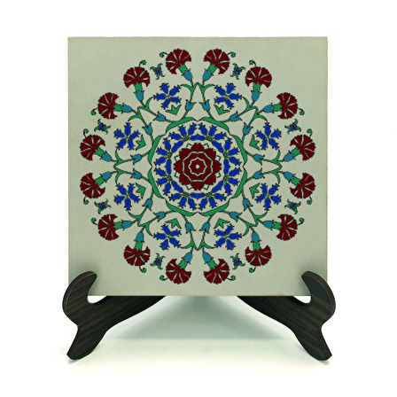 Osmanlı Çini DeseniBaskılı MDF Masaüstlük