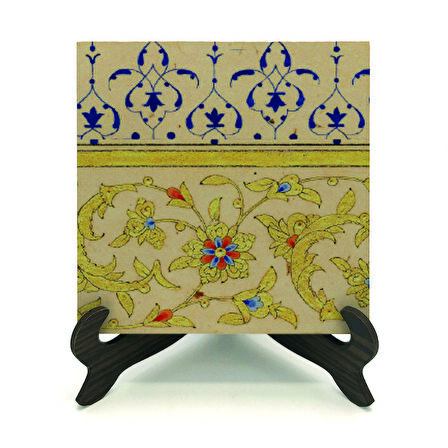 Osmanlı Tezhip DeseniBaskılı MDF Masaüstlük