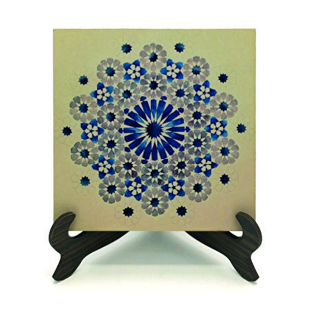 Geometrik DesenBaskılı MDF Masaüstlük