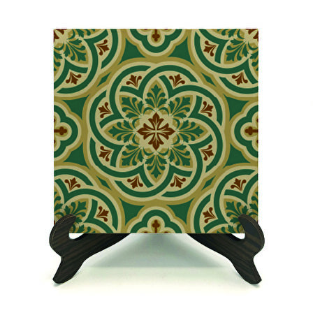 Bizans DeseniBaskılı MDF Masaüstlük