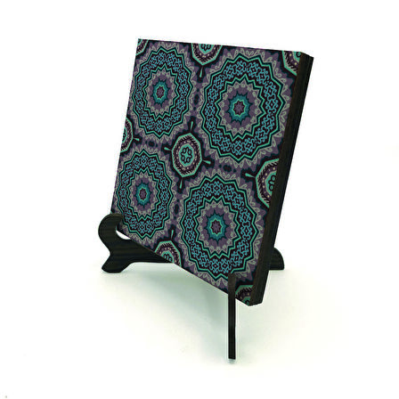 Mandala DesenBaskılı MDF Masaüstlük