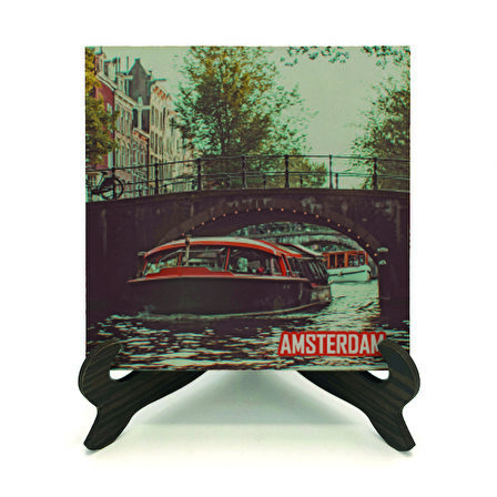 Amsterdam GörseliBaskılı MDF Masaüstlük