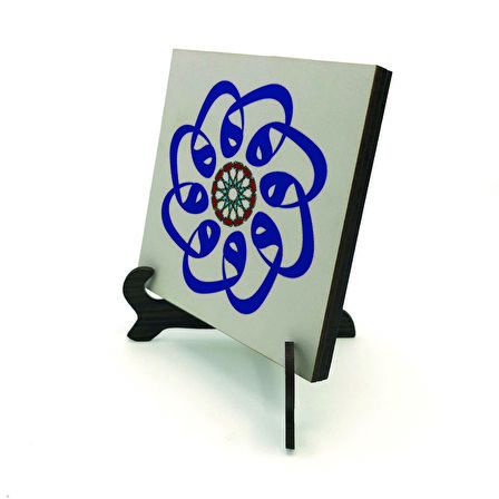 8’li Vav harfiYazılı MDF Masaüstlük