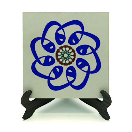 8’li Vav harfiYazılı MDF Masaüstlük