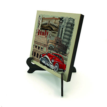 İtalya GörseliBaskılı MDF Masaüstlük