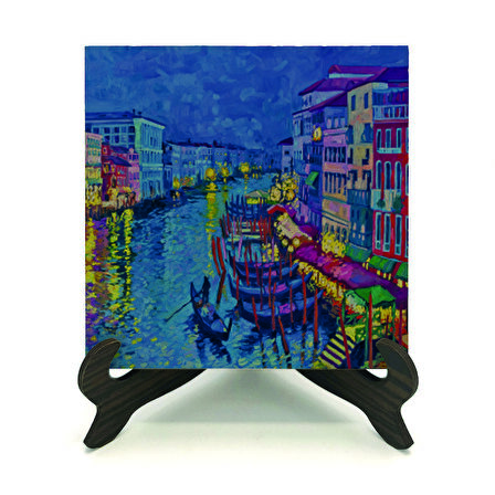 Venedik GörseliBaskılı MDF Masaüstlük