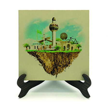 Suudi Arabistan GörseliBaskılı MDF Masaüstlük