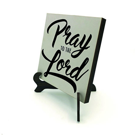 “Rabbine dua et”Baskılı MDF Masaüstlük