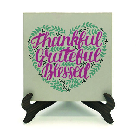 Şükran Künü için Kulanılan İfade Baskılı MDF Masaüstlük