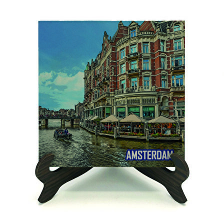 Amsterdam GörseliBaskılı MDF Masaüstlük
