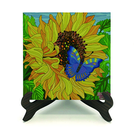 KelebekBaskılı MDF Masaüstlük