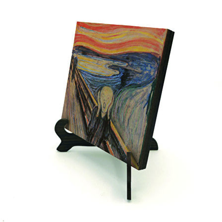 Çığlık (Edvard Munch, 1893)Baskılı MDF Masaüstlük