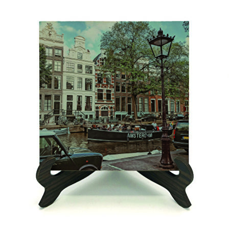 Amsterdam GörseliBaskılı MDF Masaüstlük