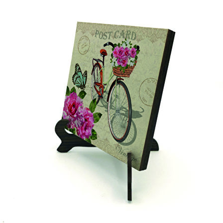 Hollanda Bisklet GörseliBaskılı MDF Masaüstlük