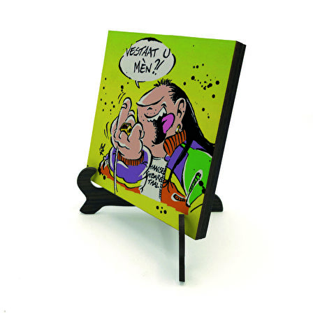 Haagse Harry (Hollanda Çizgiroman Karakteri)Baskılı MDF Masaüstlük