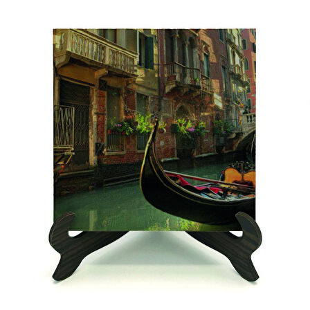 Venedik GörseliBaskılı MDF Masaüstlük