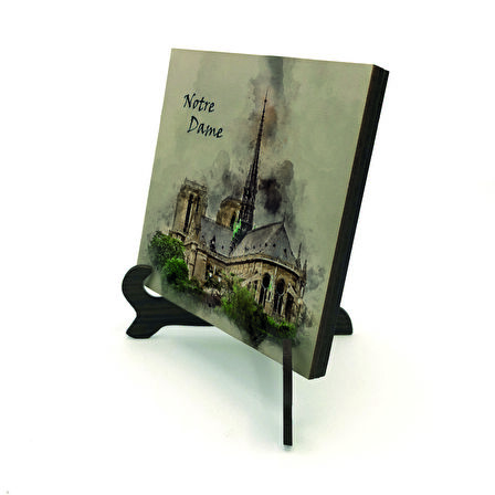 Notre DameBaskılı MDF Masaüstlük