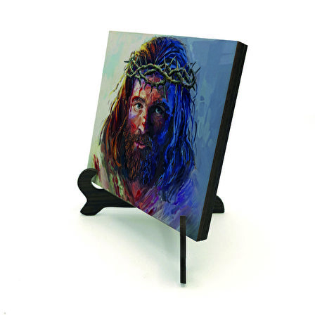 Hz. İsa GörseliBaskılı MDF Masaüstlük