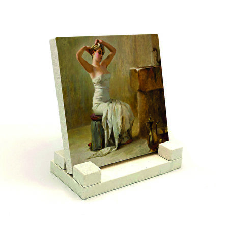 "Banyo Sonrası" ResmiBaskılı MDF Masaüstlük