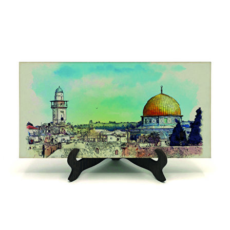 Kudüs Baskılı MDF Masaüstlük
