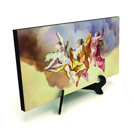 Melekler Baskılı MDF Masaüstlük