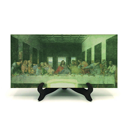 Son Akşam Yemeği (Leonardo da Vinci, 149’lar) Baskılı MDF Masaüstlük