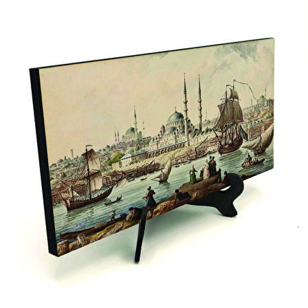 Eski İstanbul ManzarasıBaskılı MDF Masaüstlük