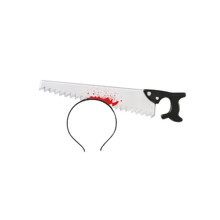 Kafaya Saplanmış Halloween Kanlı Testere Şaka Tacı -MİRAYLİFE
