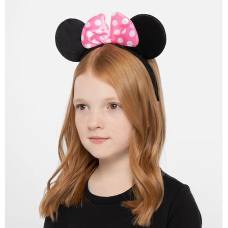 Pembe Fiyonklu Minnie Mouse Tacı Mini Kulak -MİRAYLİFE