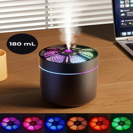 YUVARLAK PETEK TASARIMLI RGB NEMLENDİRİCI -MİRAYLİFE