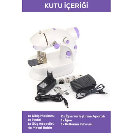 Mini Ev Tipi Dikiş Makinası -MİRAYLİFE