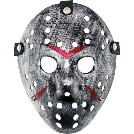 Jason Maskesi Hannibal Maskesi Metal Gümüş Renk 20x25 cm -MİRAYLİFE