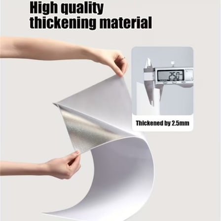 VİNİL BEYAZ MERMER DESENLİ ALÜMİNYUM PLASTİK DUVAR STİCKER (30X30) -MİRAYLİFE