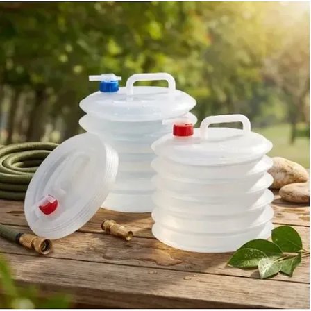 Musluklu Akordiyon Katlanır Su Bidonu 10 Litre -MİRAYLİFE