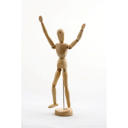 Ahşap Eskiz Manken 30 Cm -MİRAYLİFE