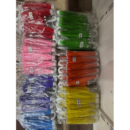 Düz Renkli Ufak Dekorasyon Şemsiyesi 10'lu Paket -MİRAYLİFE